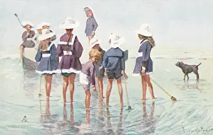 Goethem: Edwardian Beach Scene
