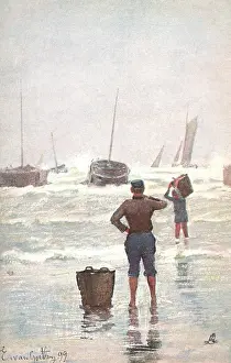 Goethem: Edwardian Beach Scene