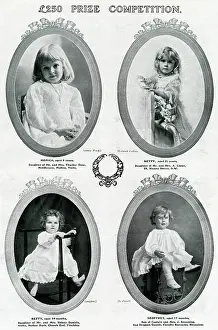 Toddlers: Edwardian children's competition 1909
