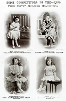 Ribbons: Edwardian children's prize competition 1909