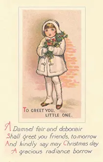 Armful: Edwardian Christmas card