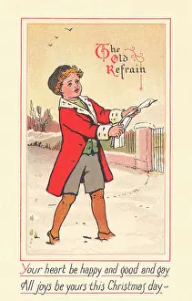 Refrain: Edwardian Christmas card