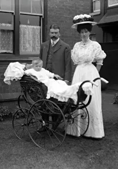 Dunluce: Edwardian couple with baby