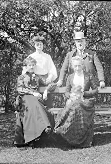 Quiggin: Edwardian group in garden