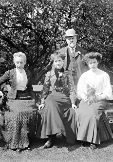 Quiggin: Edwardian group in garden