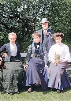 Battersby: Edwardian group in garden