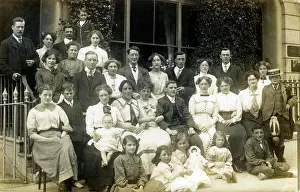 Weybridge: Edwardian Group, Thought to be Esher, Surrey