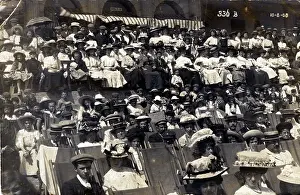 Deckchairs: Edwardian Holidaymakers, Blackpool, Lancashire