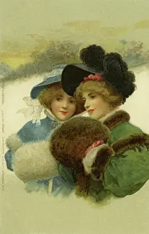 Muffs: Edwardian ladies in winter