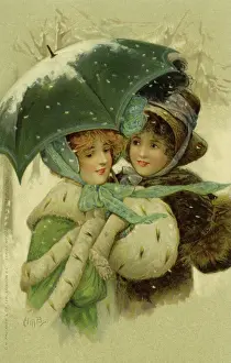 Muffs: Edwardian ladies in winter