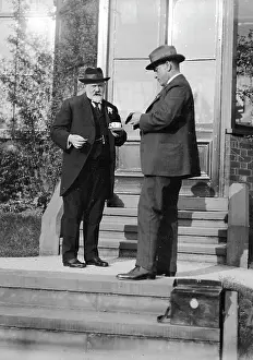 Willaim: Two Edwardian men on terrace