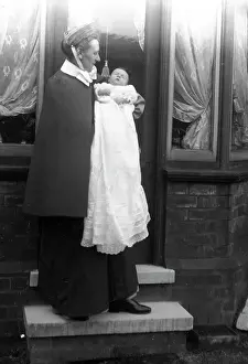 Dunluce: Edwardian nurse and child