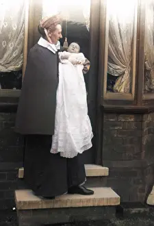 The Battersby Collection: Edwardian nurse and child