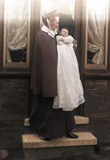 The Battersby Collection: Edwardian nurse and child