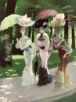 Promenading: An Edwardian Scene in the Park