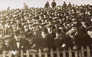 Spectating: Edwardian spectators at an event