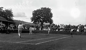Turnout: Edwardian tennis match