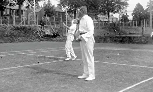 Servers: Edwardian tennis match