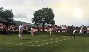Turnout: Edwardian tennis match