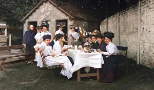 Moorfield: Edwardian tennis match