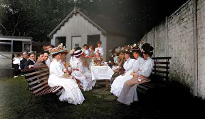 The Battersby Collection: Edwardian tennis match