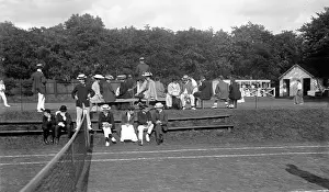 Demeanour: Edwardian tennis spectators
