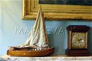Mantlepiece: EDWARDIAN TOY BOAT