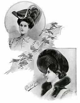 Tricorne: Edwardian women's hats 1905
