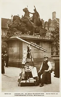 Crocker: Edwin Crcker, Big Ben Telescope Man - Westminster Bridge