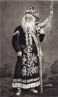 C1897: Edwin Forrest as King Lear - Act IV - Scene VI