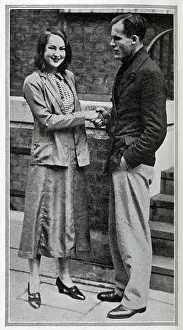 Watercolourist: Edwin John and sister