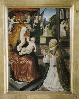 Hagiography: Eeckele, Jan van. The Lactation of Saint Bernard
