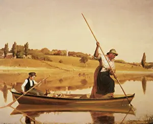 Spearing: Eel Spearing at Setauket