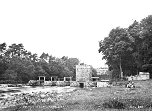 Fermanagh: Eel Weir on R. Erne at Belleek