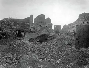 Ancre: Effect of British guns on Serre, Western Front, WW1