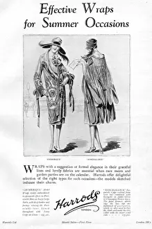 Wraps: Effective wraps for summer occasions from Harrods, London, 1