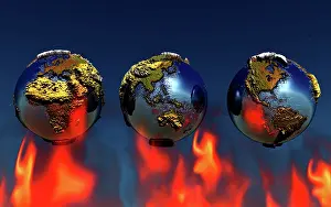 Blazing: The effects of global warming on the Earth