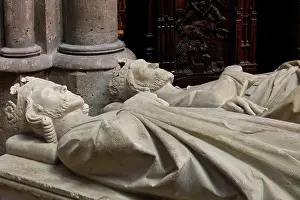 Martel: Effigies of Clovis II and Charles Martel, Royal