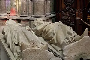 Martel: Effigies of Clovis II and Charles Martel, Royal