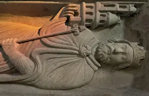 Childebert: Effigy of Childebert I, Royal tombs, Basilique