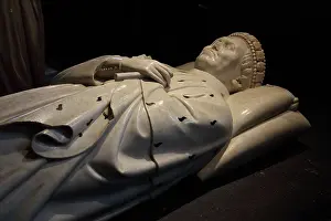 1324: Effigy of Duke of Berry, Crypt, Bourges Cathedral