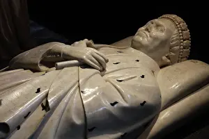 1324: Effigy of Duke of Berry, Crypt, Bourges Cathedral