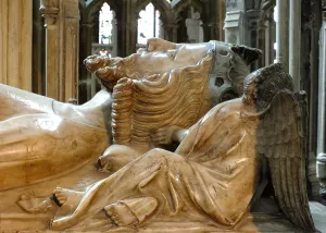 Bill Meadows: Effigy at Gloucester Cathedral, Gloucestershire
