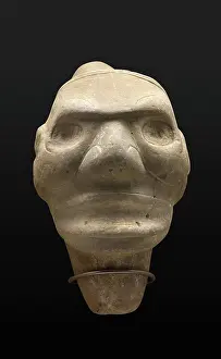 Arqueologico: Effigy head, Museo Arqueologico Regional Altos
