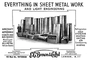 E.g.brown: E.G.Brown Aircraft Light Engineering & Sheet Metal Work