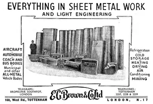 E.g.brown: E.G.Brown. Aircraft Sheet Metal & Engineering