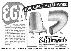 Presswork: E.G.Brown. Aircraft Sheet Metal & Presswork