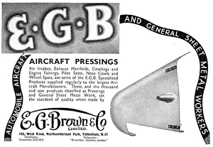 Presswork: E.G.Brown. Aircraft Sheet Metal & Presswork