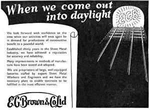 E.g.brown: E.G.Brown Sheet Metal Work