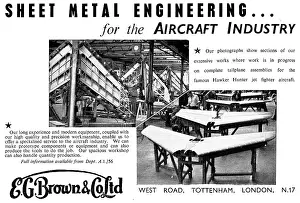 E.g.brown: E.G.Brown Sheet Metal Work For The Aircraft Industry